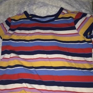 striped simple t-shirt